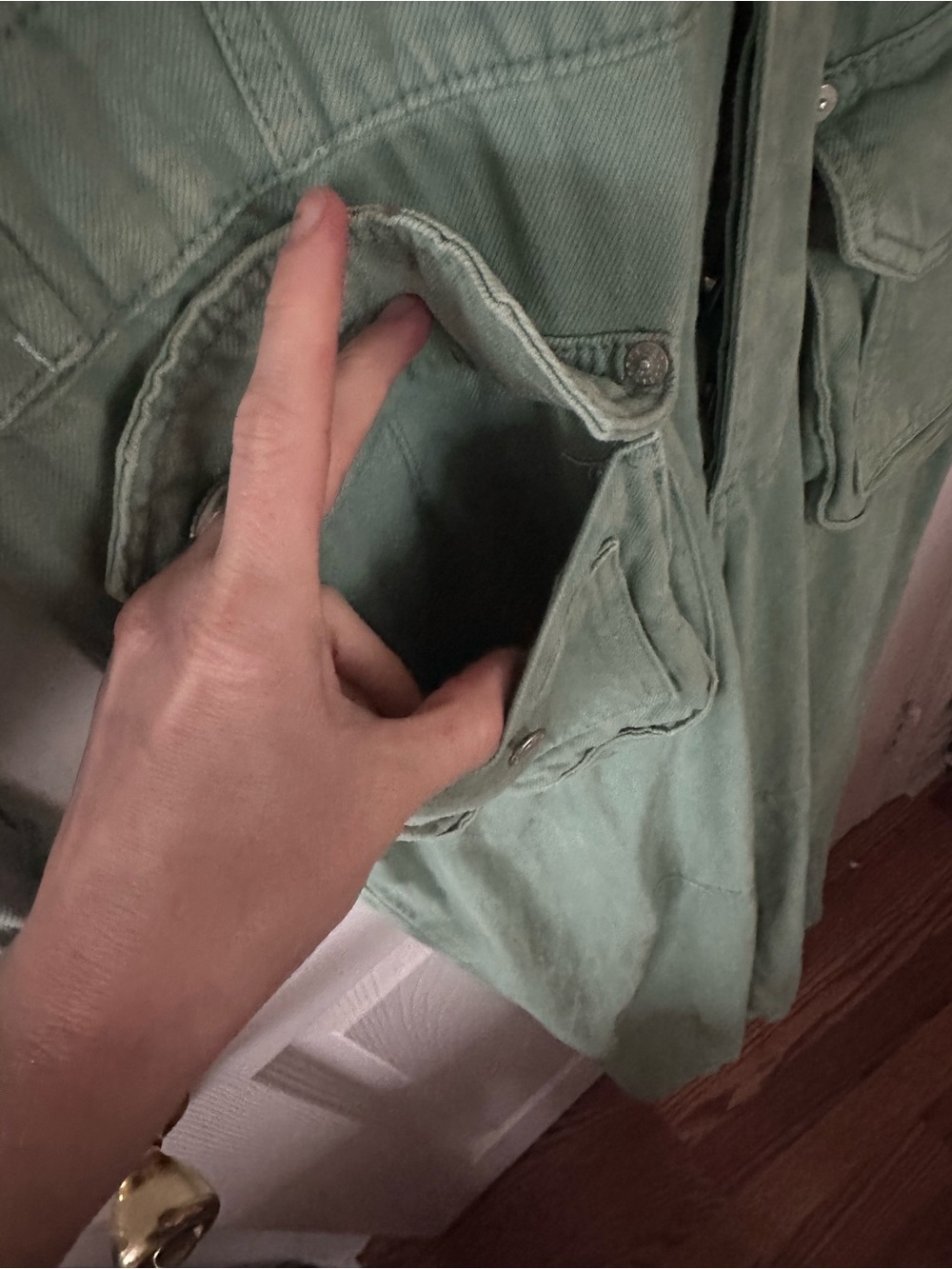 We The Free Green Utility Jumpsuit - Picture 8 of 10